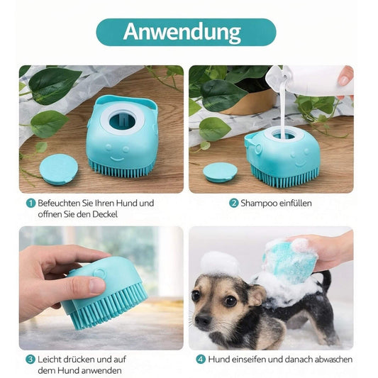 Pet Bade Pinsel Weiche Silikon Massage Dusche Gel Bade Pinsel Saubere Werkzeuge Kamm Hund Katze Reinigung Pflege Liefert