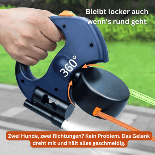 DuoFlex Hundeleine – Freiheit für Zwei Hunde