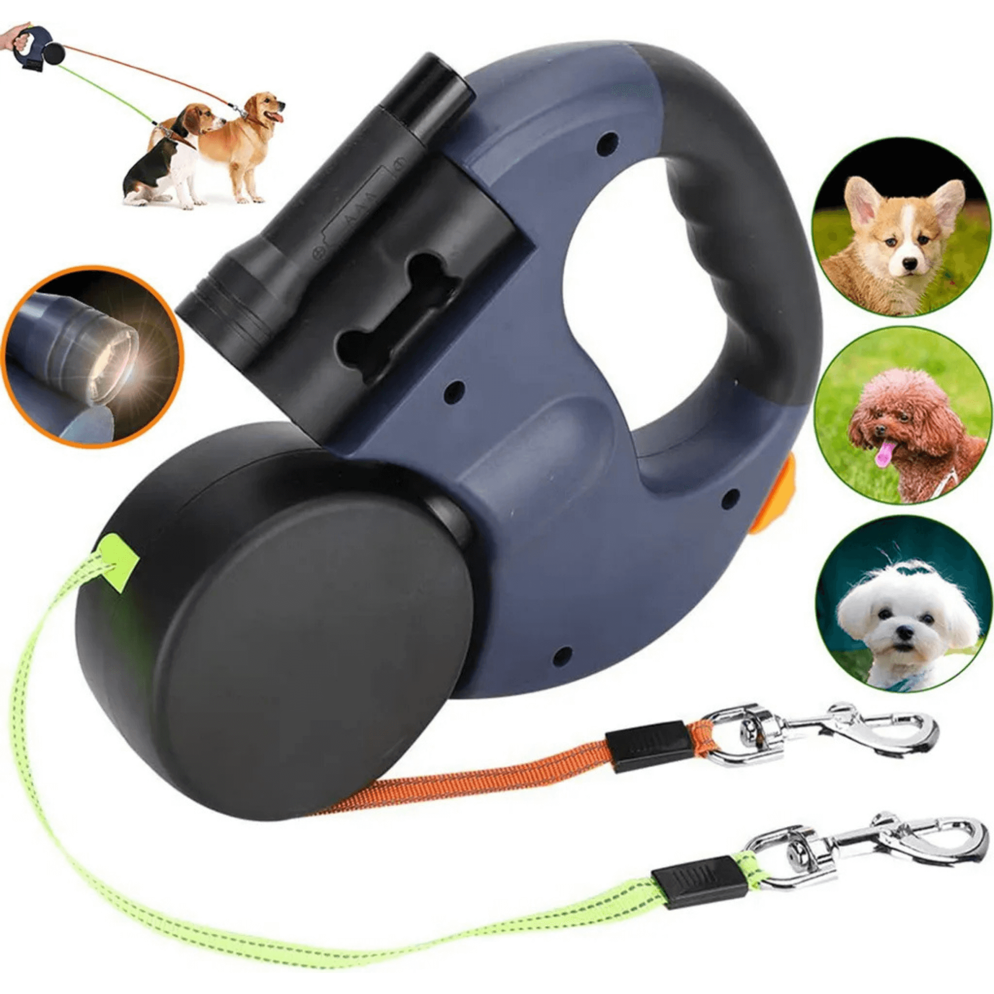 DuoFlex Hundeleine – Freiheit für Zwei Hunde