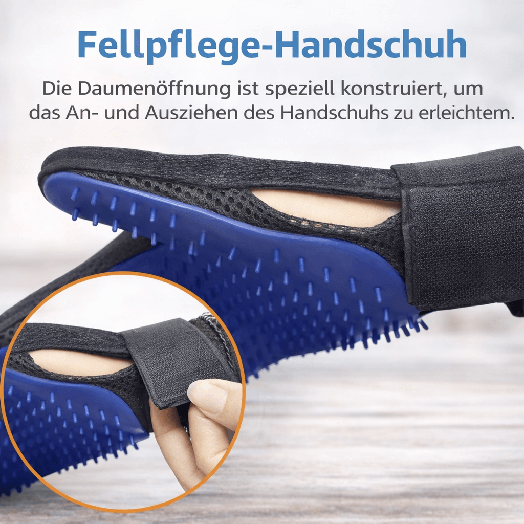 PawCare - Fellpflege & Massagehandschuh für Hunde und Katzen